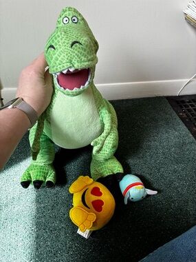 Disney Rex Toy Story Dumbo TsumTsum Emoji plush lot